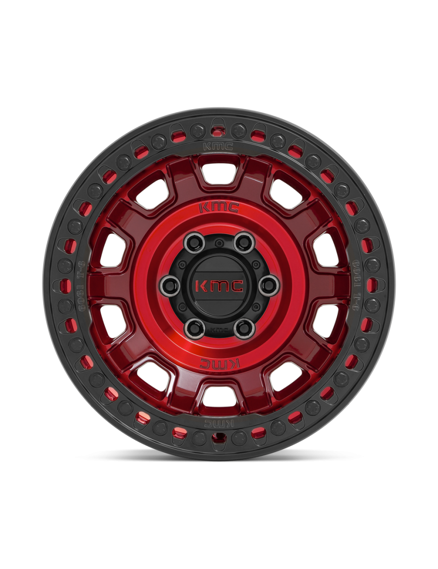 Felga aluminiowa KM236 TANK BEADLOCK Candy Red KMC - ujęcie 3