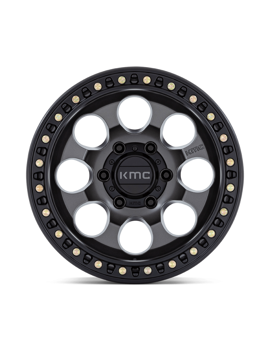 Felga aluminiowa KM550 RIOT SBL Anthracite W/ Satin Black Lip KMC - ujęcie 3