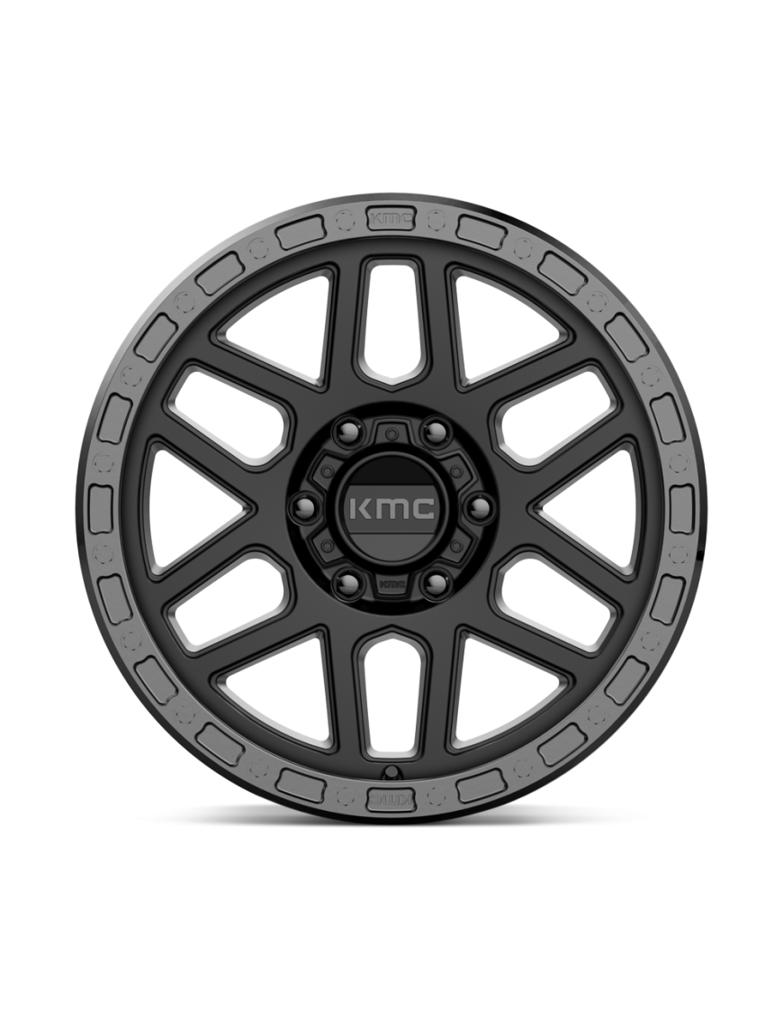 Felga aluminiowa KM544 MESA Satin Black W/ Gloss Black Lip KMC - ujęcie 2