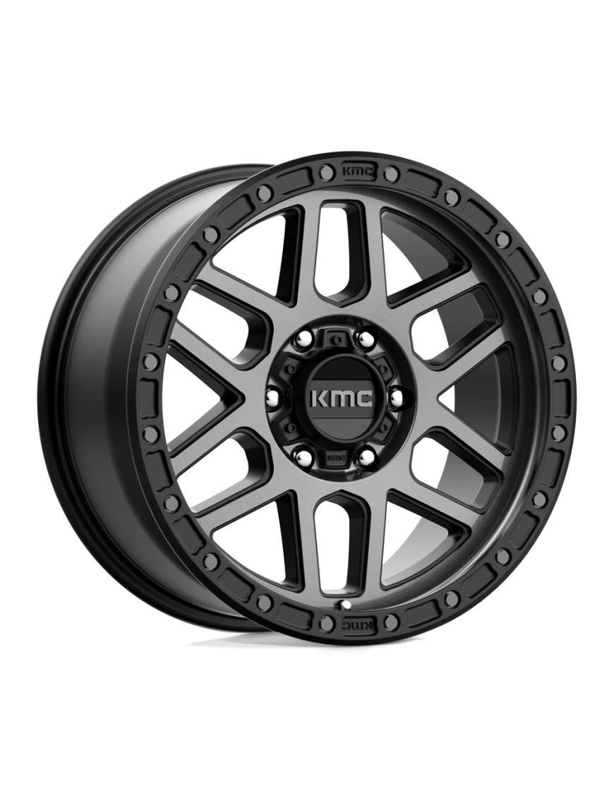 Felga aluminiowa KM544 MESA Satin Black W/ Gray Tint KMC