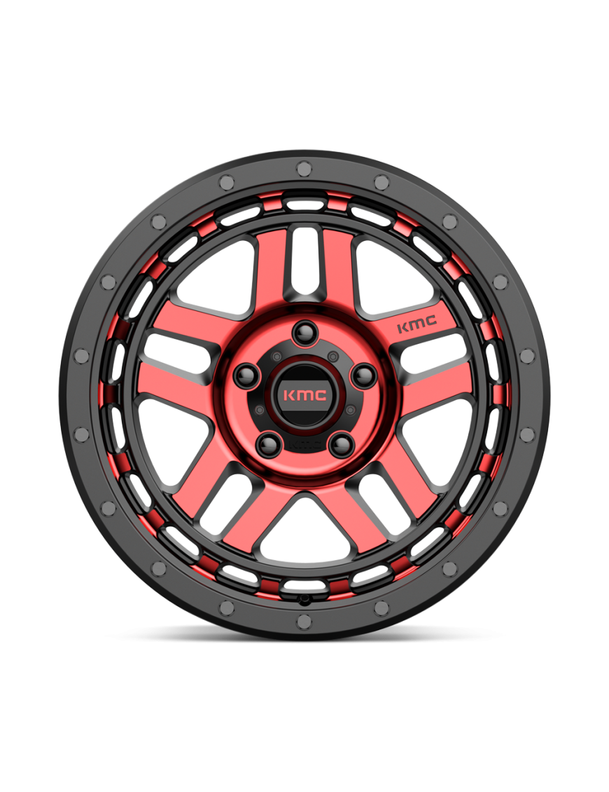 Felga aluminiowa KM540 RECON Gloss Black Machined W/ Red Tint KMC - ujęcie 2