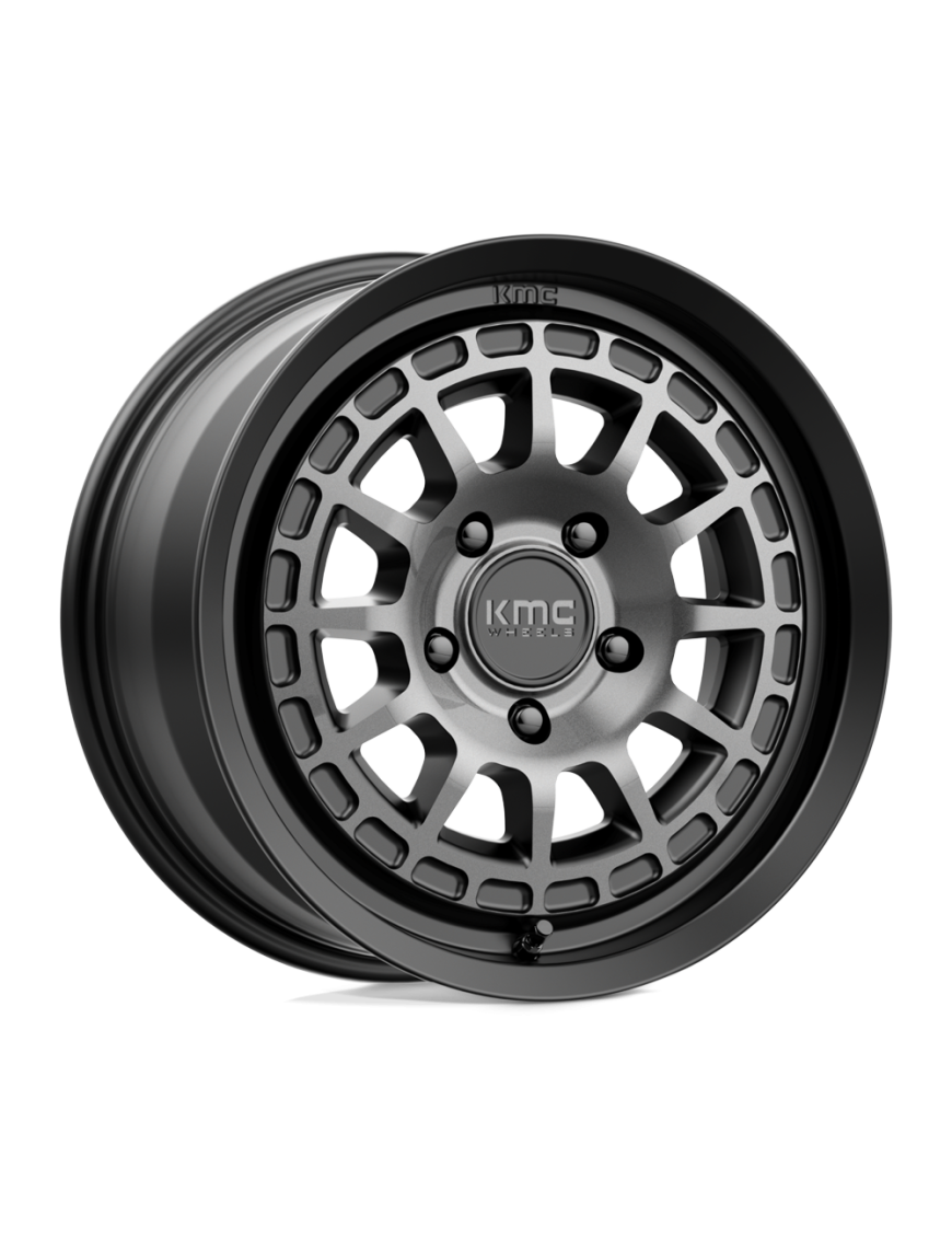 Felga aluminiowa KM719 CANYON Satin Black W/ Gray Tint KMC