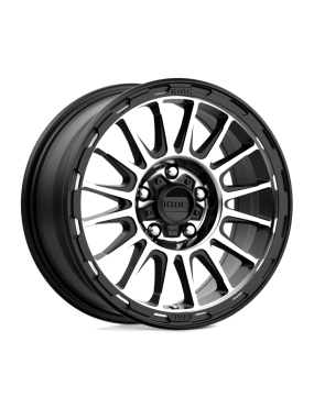 Felga aluminiowa KM542 IMPACT Satin Black Machined KMC