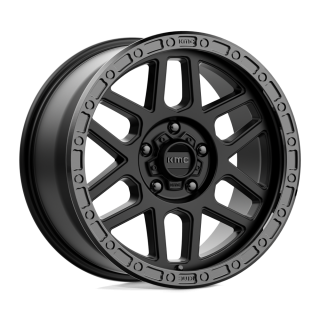 Felga aluminiowa KM544 MESA Satin Black W/ Gloss Black Lip KMC