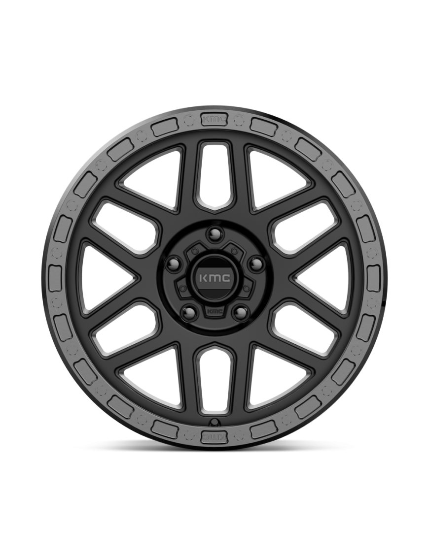 Felga aluminiowa KM544 MESA Satin Black W/ Gloss Black Lip KMC - ujęcie 3