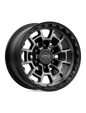 Felga aluminiowa KM718 SUMMIT Satin Black W/ Gray Tint KMC