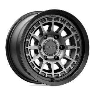 Felga aluminiowa KM719 CANYON Satin Black W/ Gray Tint KMC