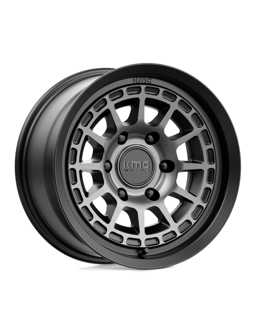 Felga aluminiowa KM719 CANYON Satin Black W/ Gray Tint KMC