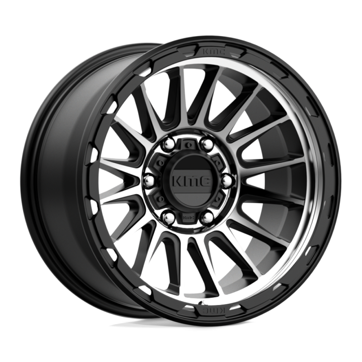 Felga aluminiowa KM542 IMPACT Satin Black Machined KMC