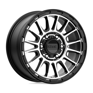 Felga aluminiowa KM542 IMPACT Satin Black Machined KMC