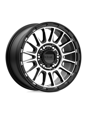 Felga aluminiowa KM542 IMPACT Satin Black Machined KMC