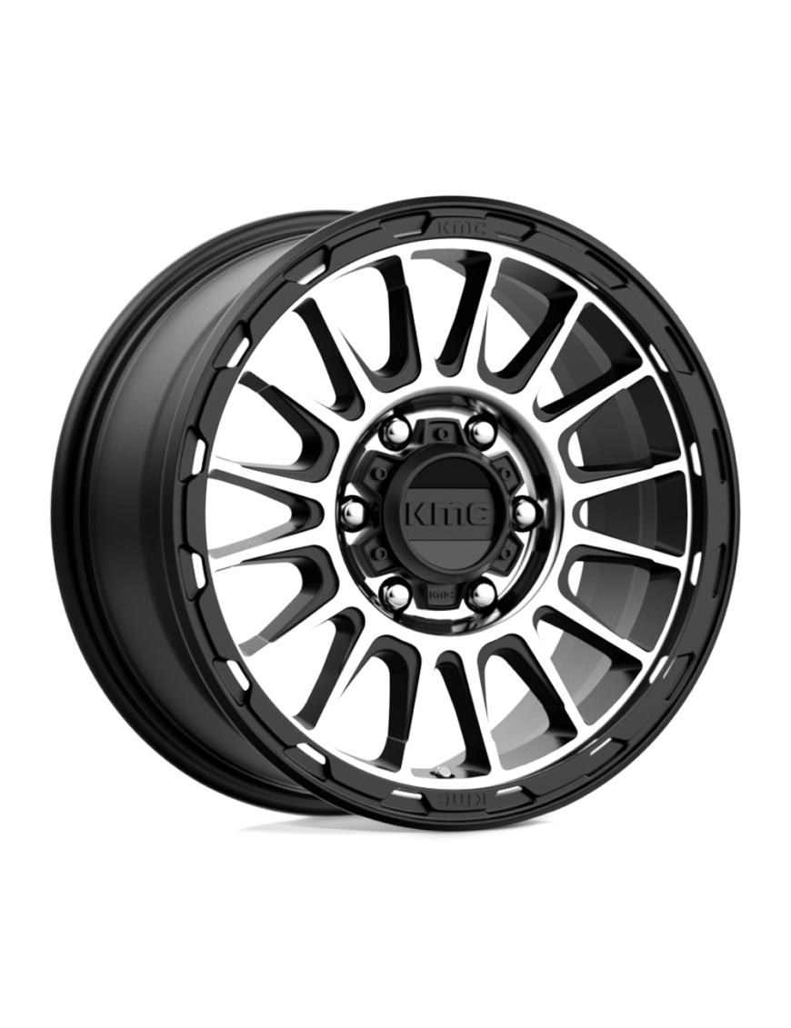 Felga aluminiowa KM542 IMPACT Satin Black Machined KMC