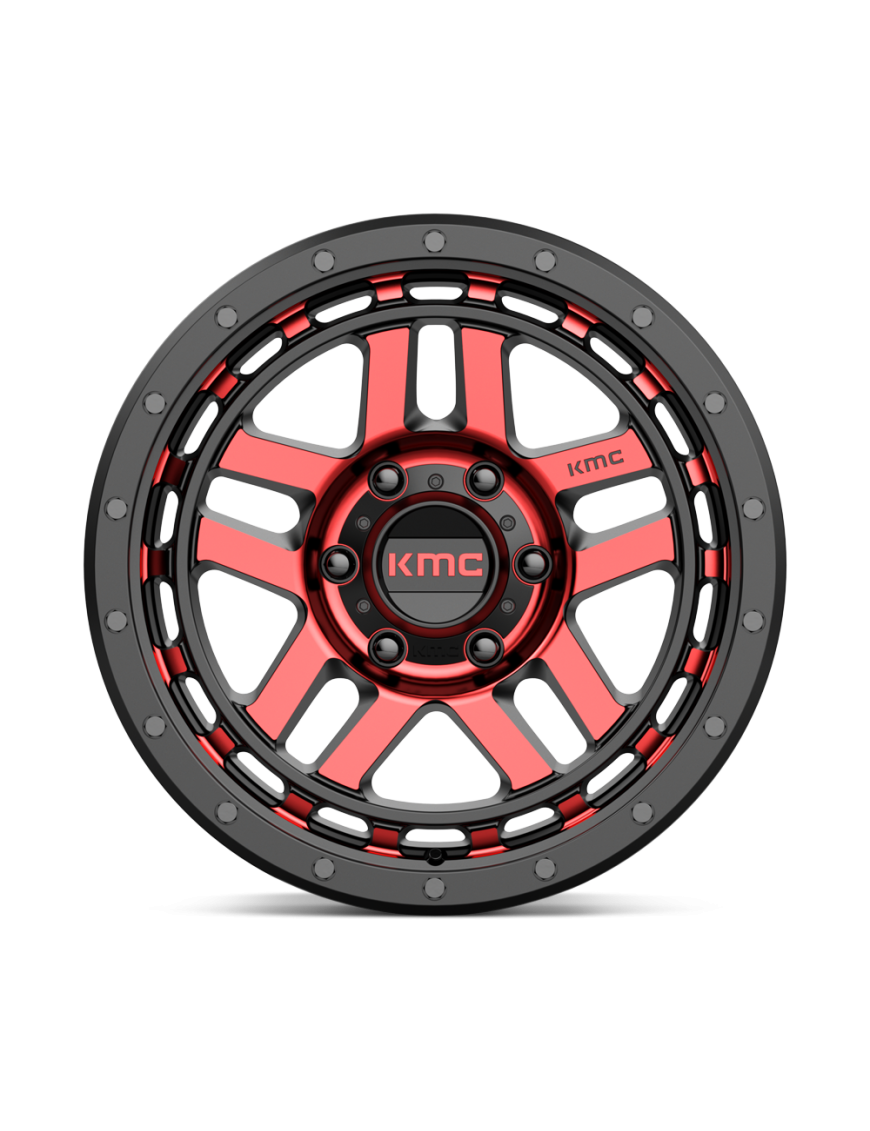 Felga aluminiowa KM540 RECON Gloss Black Machined W/ Red Tint KMC - ujęcie 2
