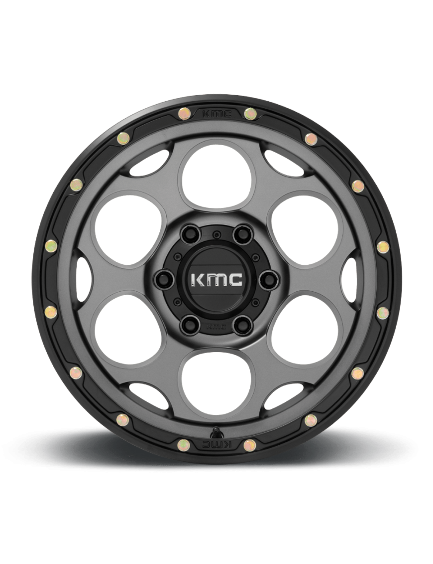 Felga aluminiowa KM541 DIRTY HARRY Satin Gray W/ Black Lip KMC - ujęcie 3