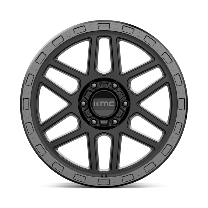 Felga aluminiowa KM544 MESA Satin Black W/ Gloss Black Lip KMC - ujęcie 2