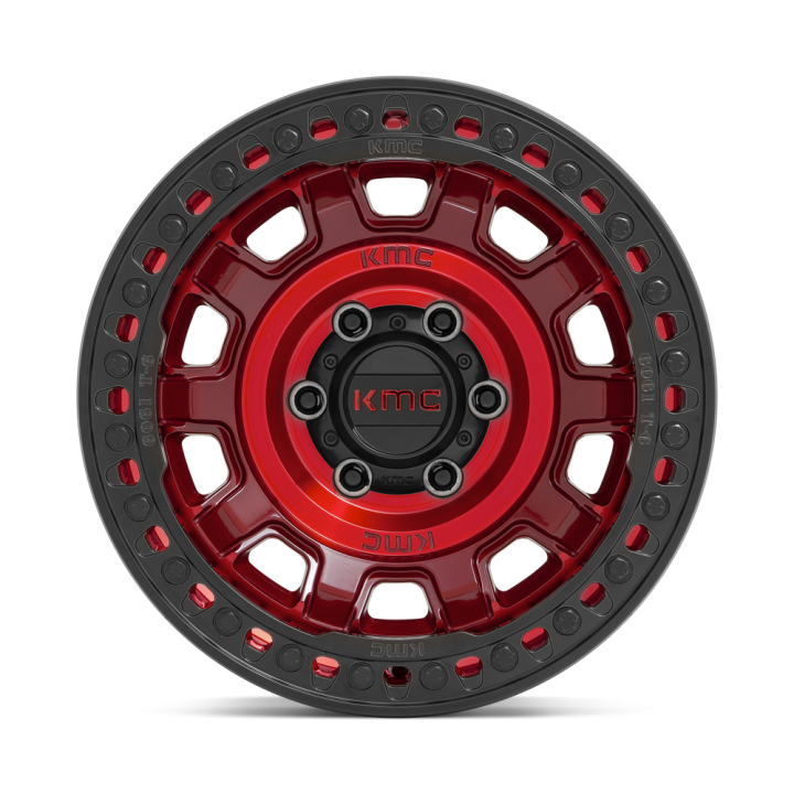 Felga aluminiowa KM236 TANK BEADLOCK Candy Red KMC - ujęcie 3