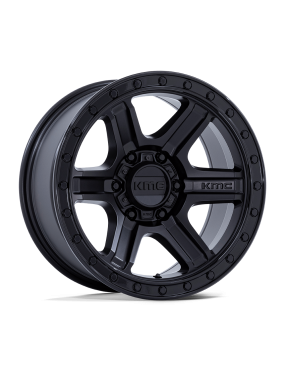 Felga aluminiowa KM551 OUTRUN Matte Black W/ Gloss Black Lip KMC