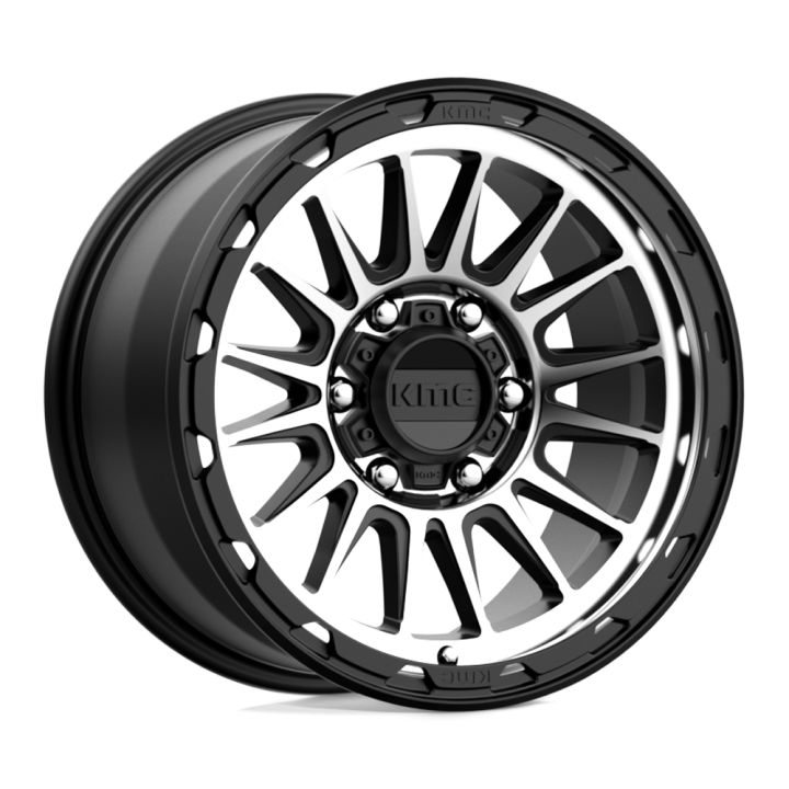 Felga aluminiowa KM542 IMPACT Satin Black Machined KMC