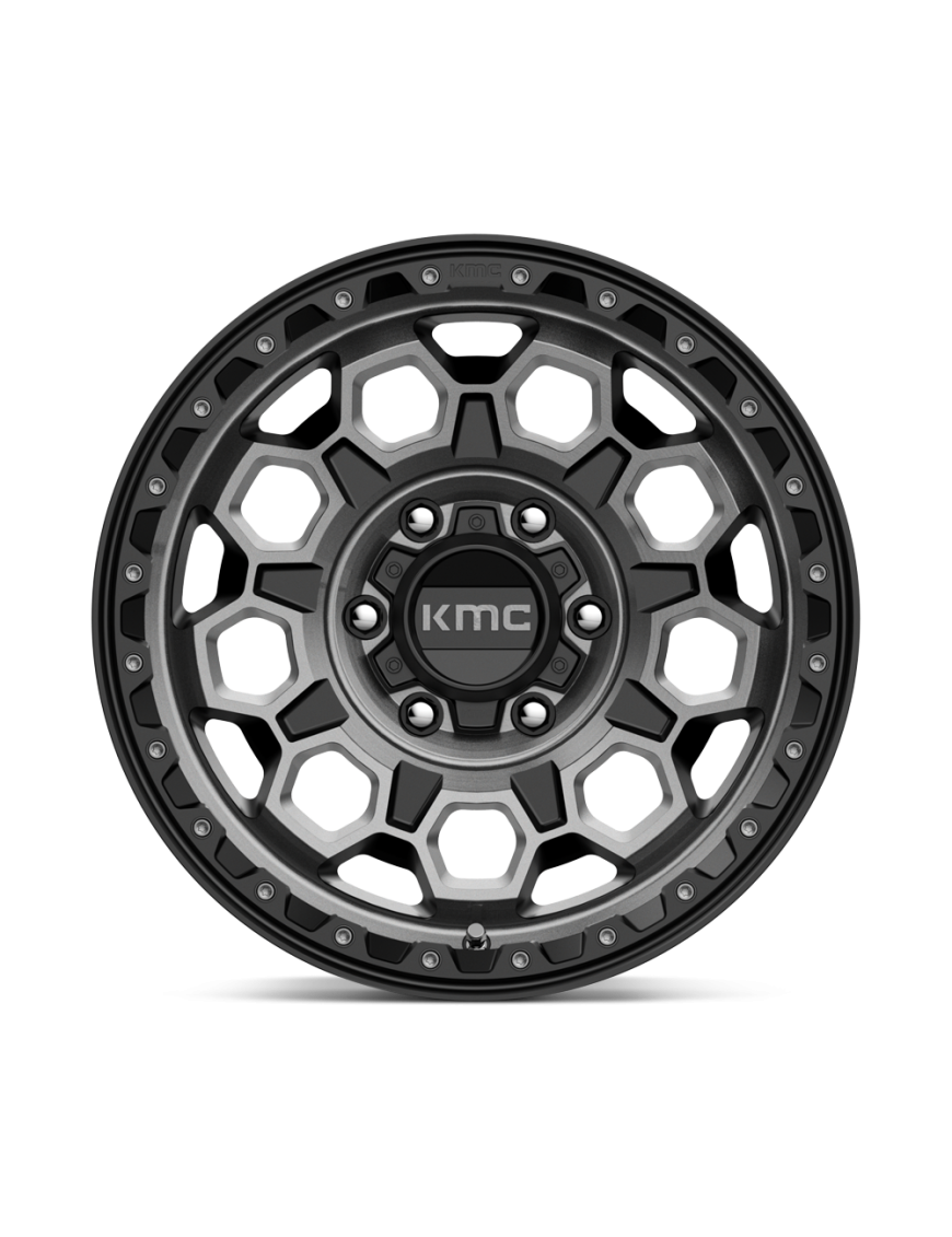 Felga aluminiowa KM545 TREK Satin Black W/ Gray Tint KMC - ujęcie 2