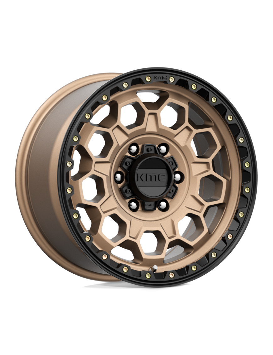 Felga aluminiowa KM545 TREK Matte Bronze W/ Black Lip KMC