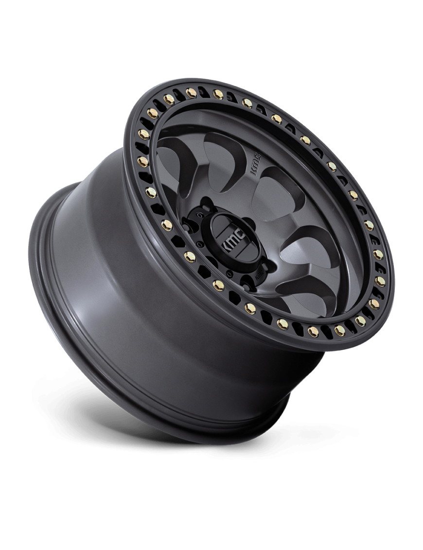 Felga aluminiowa KM550 RIOT SBL Anthracite W/ Satin Black Lip KMC - ujęcie 2