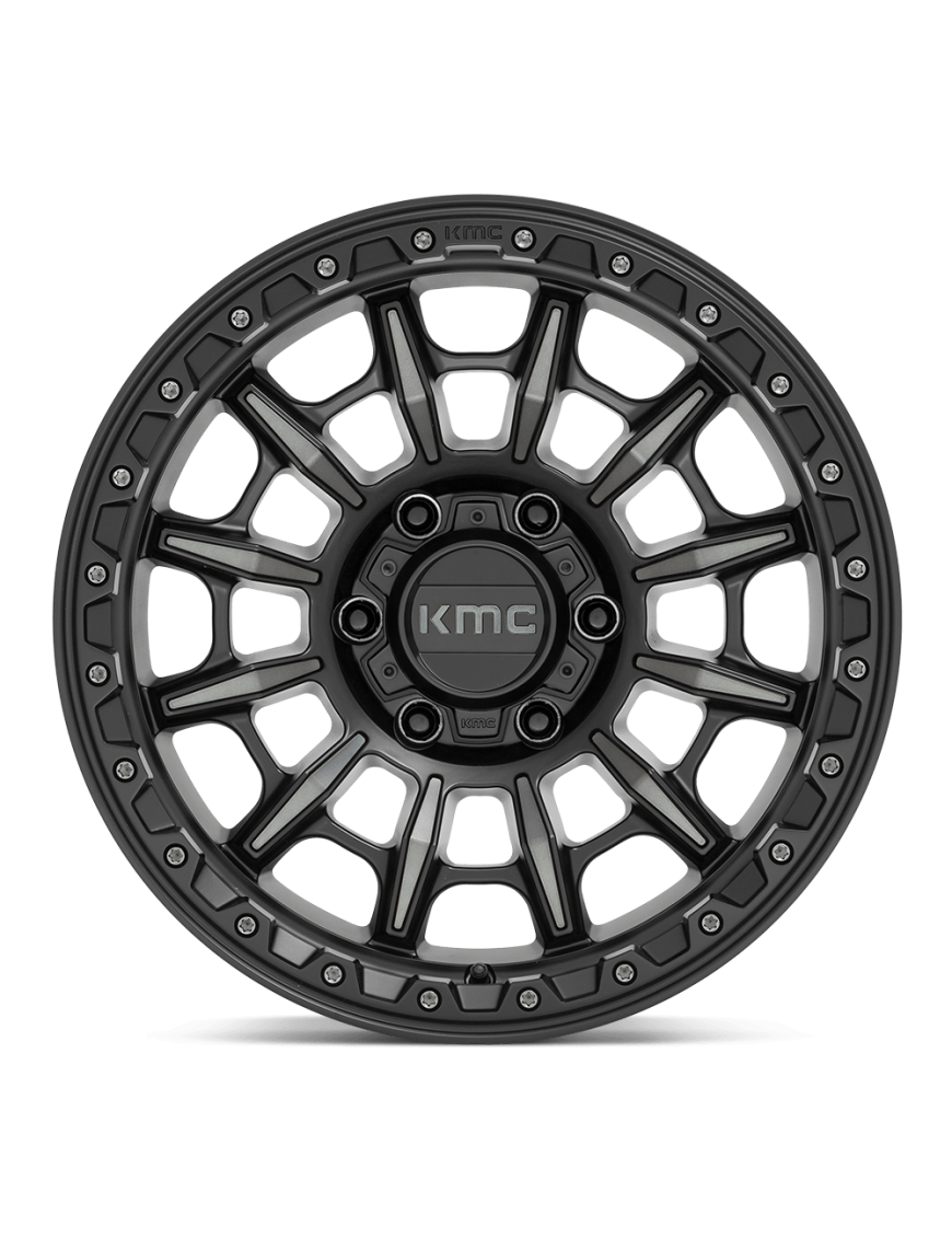 Felga aluminiowa KM547 CARNAGE Satin Black W/ Gray Tint KMC - ujęcie 2