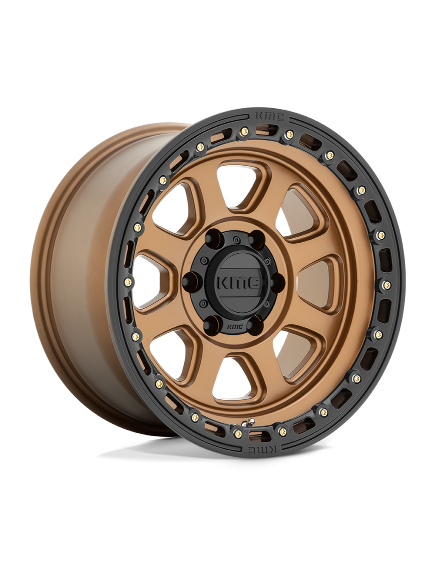 Felga aluminiowa KM548 CHASE Matte Bronze W/ Black Lip KMC