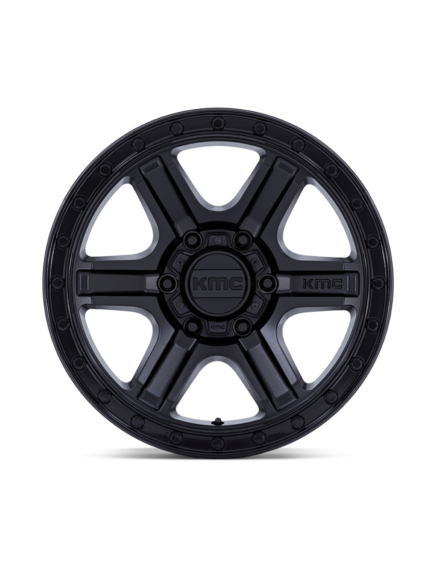 Felga aluminiowa KM551 OUTRUN Matte Black W/ Gloss Black Lip KMC - ujęcie 2
