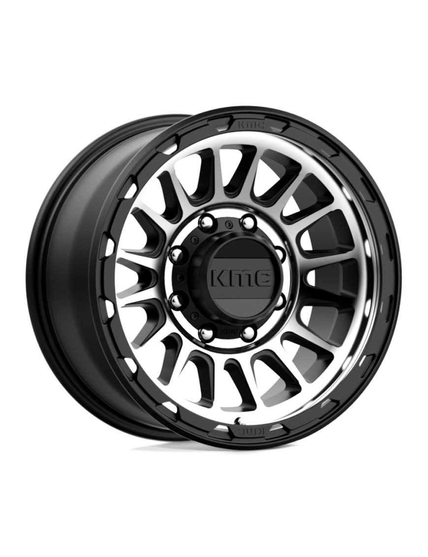 Felga aluminiowa KM542 IMPACT Satin Black Machined KMC