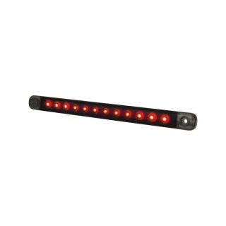 Lampa tylna STOP Strands Dark Knight Slim 238 mm, 12 LED