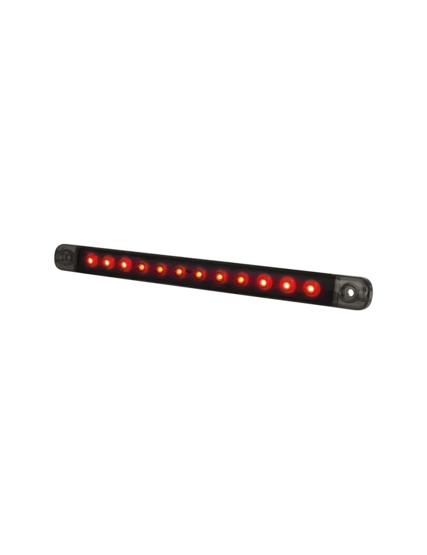 Lampa tylna STOP Strands Dark Knight Slim 238 mm, 12 LED