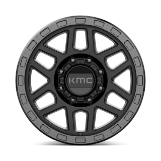 Felga aluminiowa KM544 MESA Satin Black W/ Gloss Black Lip KMC - ujęcie 2
