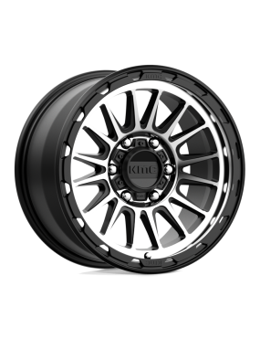 Felga aluminiowa KM542 IMPACT Satin Black Machined KMC