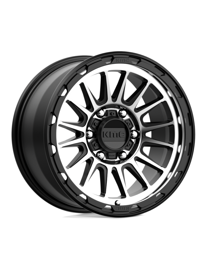 Felga aluminiowa KM542 IMPACT Satin Black Machined KMC