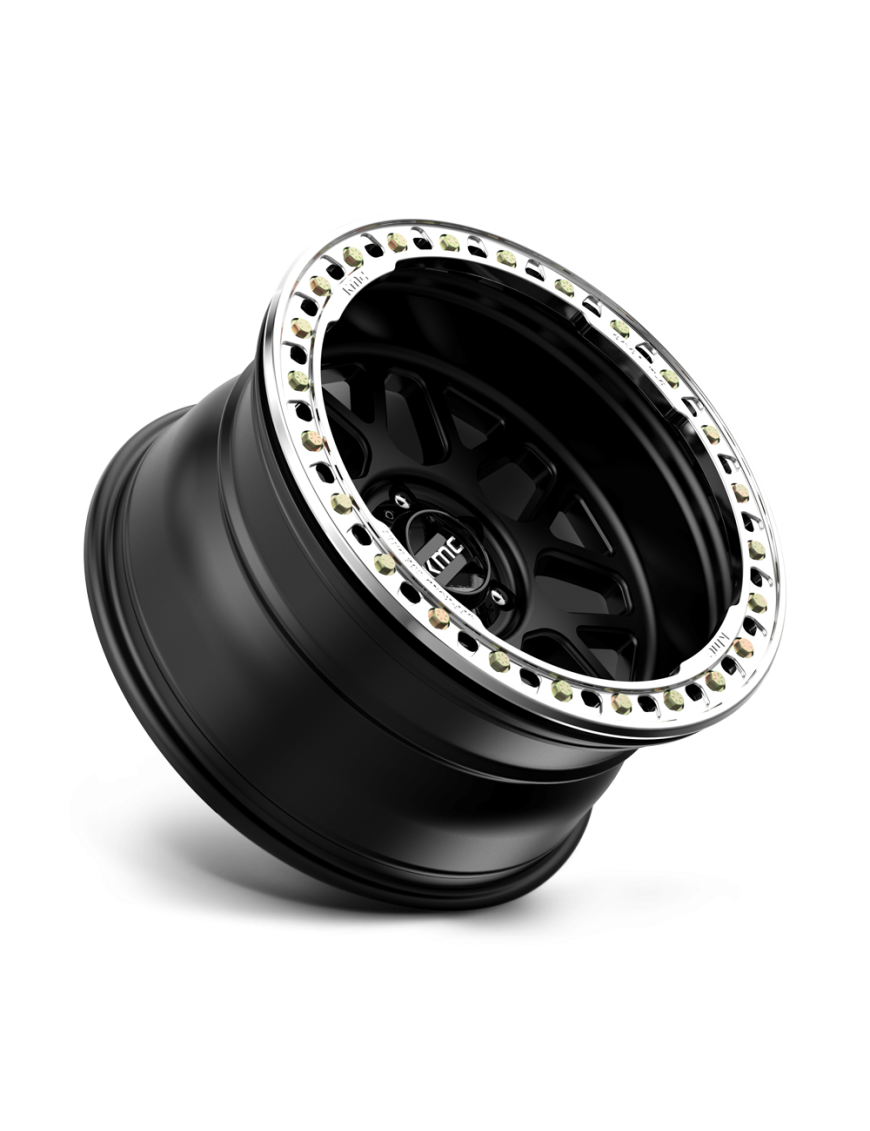 Felga aluminiowa KM235 GRENADE CRAWL BEADLOCK Satin Black KMC - ujęcie 2