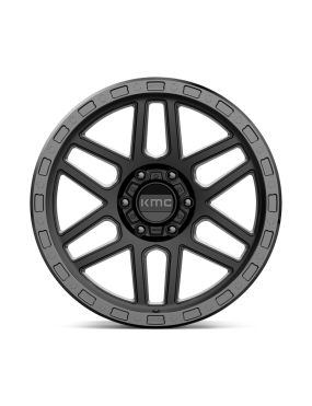 Felga aluminiowa KM544 MESA Satin Black W/ Gloss Black Lip KMC - ujęcie 3