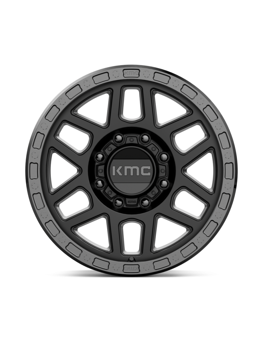 Felga aluminiowa KM544 MESA Satin Black W/ Gloss Black Lip KMC - ujęcie 2