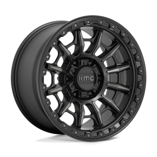Felga aluminiowa KM547 CARNAGE Satin Black W/ Gray Tint KMC