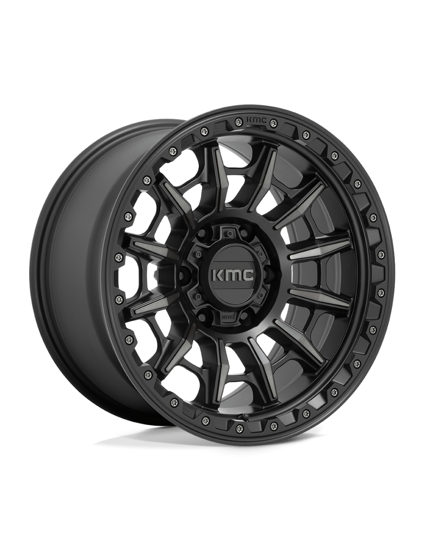 Felga aluminiowa KM547 CARNAGE Satin Black W/ Gray Tint KMC