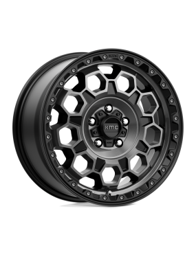 Felga aluminiowa KM545 TREK Satin Black W/ Gray Tint KMC
