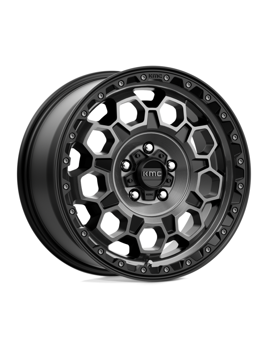 Felga aluminiowa KM545 TREK Satin Black W/ Gray Tint KMC