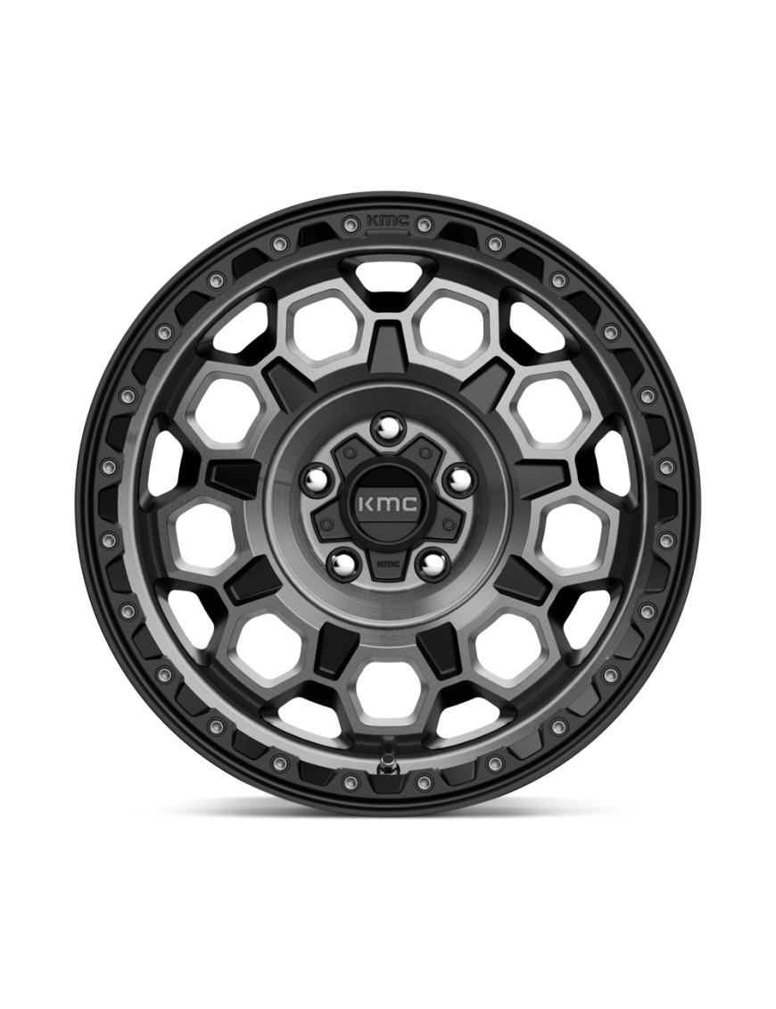 Felga aluminiowa KM545 TREK Satin Black W/ Gray Tint KMC - ujęcie 3