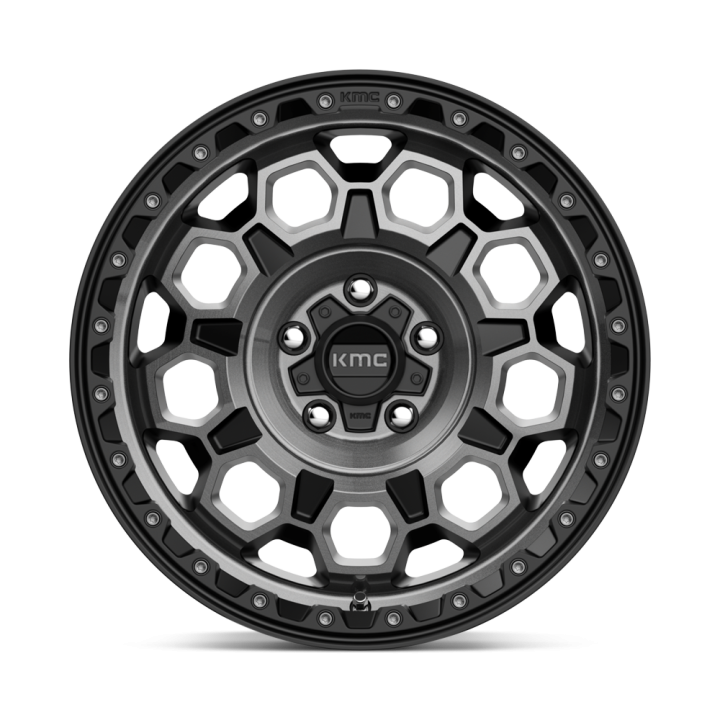 Felga aluminiowa KM545 TREK Satin Black W/ Gray Tint KMC - ujęcie 3
