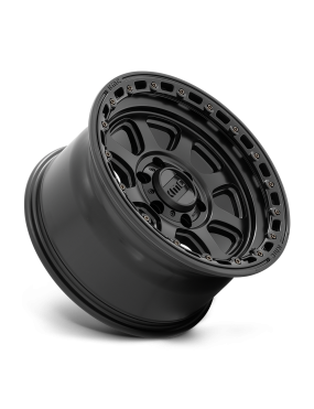 Felga aluminiowa KM548 CHASE Satin Black W/ Gloss Black Lip KMC - ujęcie 3