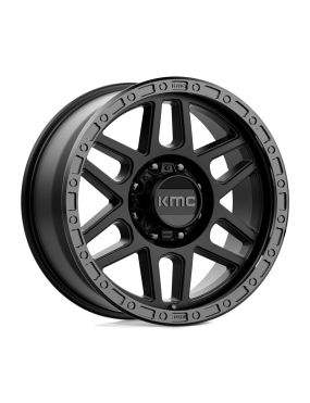 Felga aluminiowa KM544 MESA Satin Black W/ Gloss Black Lip KMC