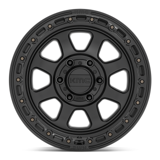 Felga aluminiowa KM548 CHASE Satin Black W/ Gloss Black Lip KMC - ujęcie 2