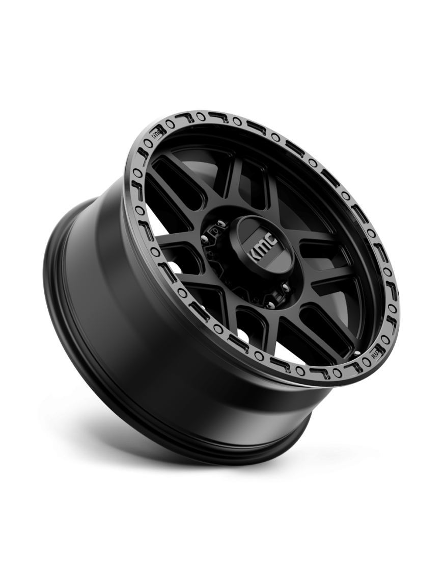 Felga aluminiowa KM544 MESA Satin Black W/ Gloss Black Lip KMC - ujęcie 3