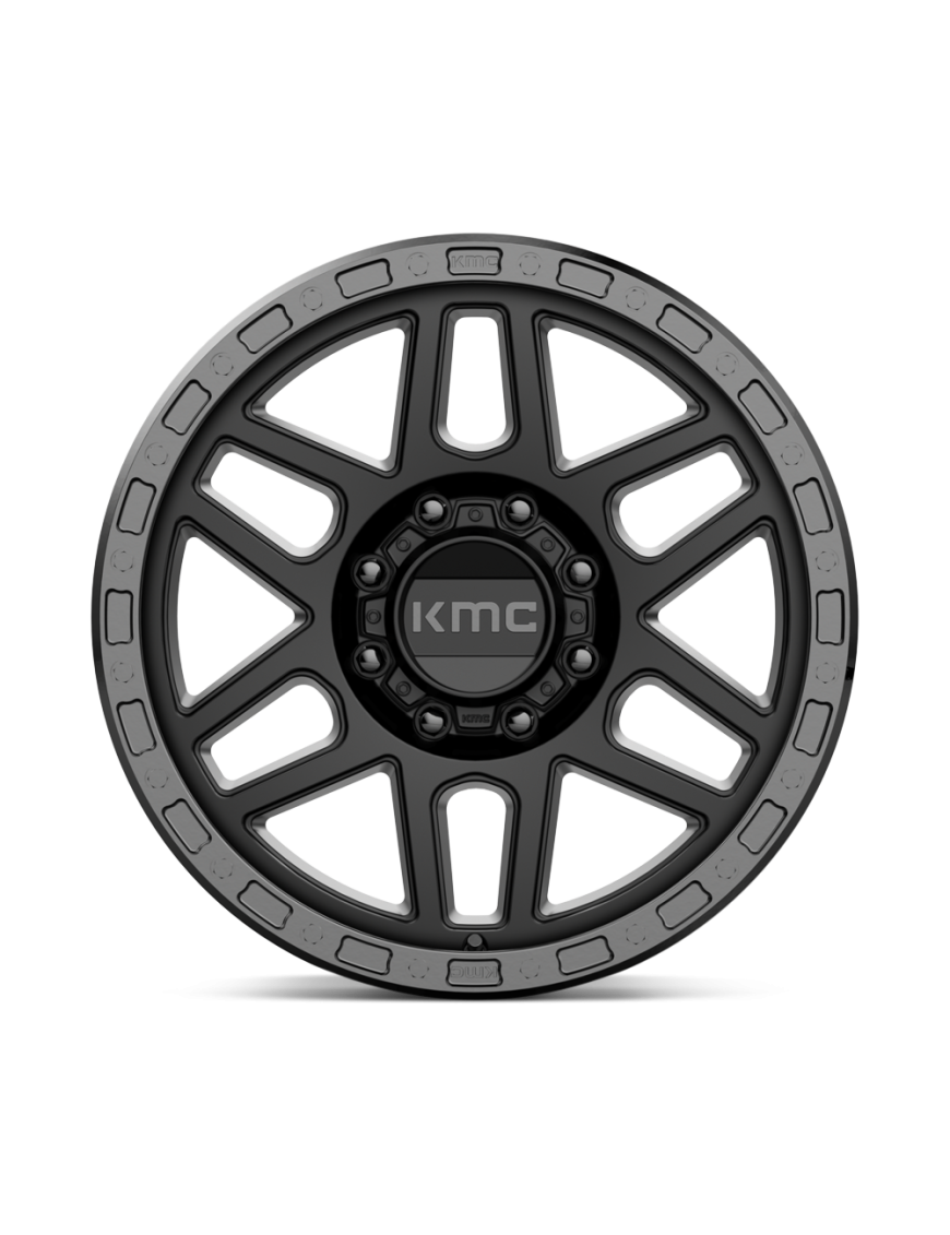 Felga aluminiowa KM544 MESA Satin Black W/ Gloss Black Lip KMC - ujęcie 2