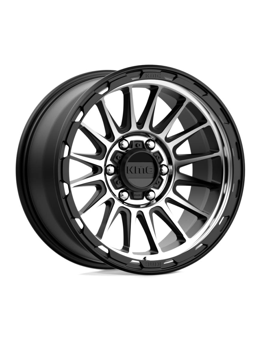 Felga aluminiowa KM542 IMPACT Satin Black Machined KMC