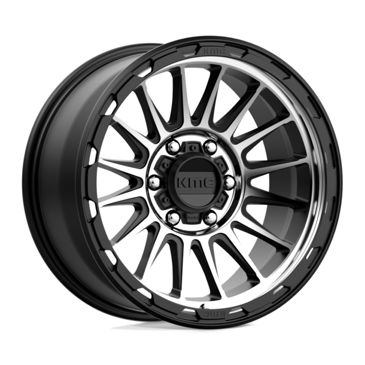 Felga aluminiowa KM542 IMPACT Satin Black Machined KMC